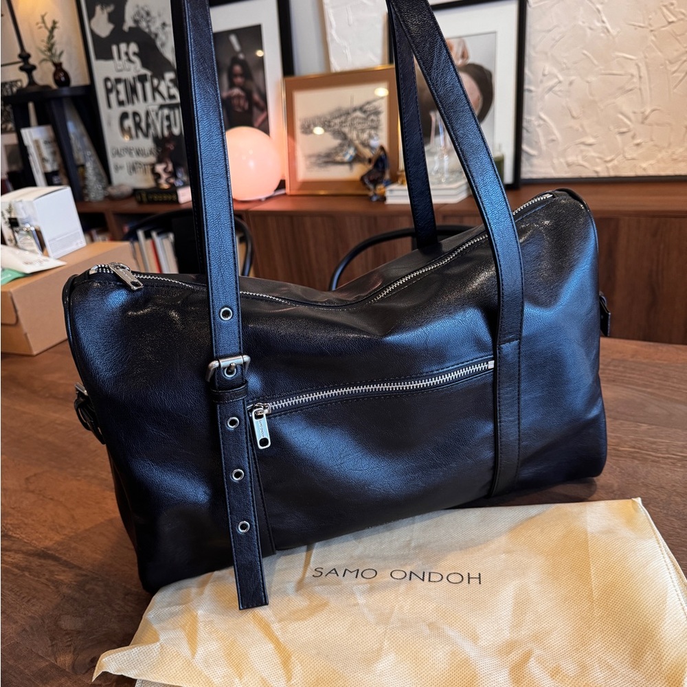 SAMO ONDOH, museum bag L goat black